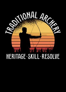 Traditional archery retro