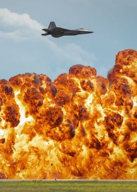 F22 explosion