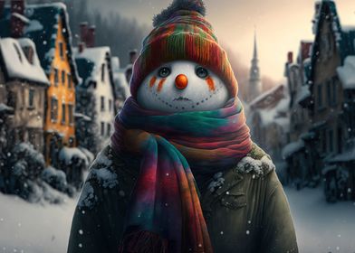 Snowman hates the cold