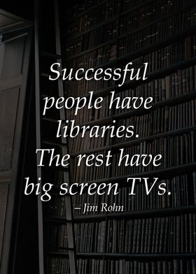 Libraries vs Big Screen TV