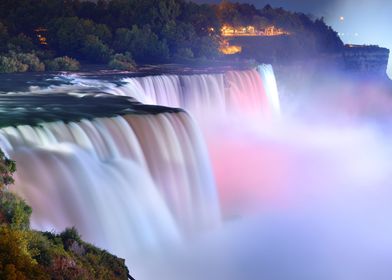 Colorful Niagara Falls