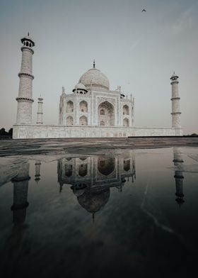 Vintage Mosque Reflections