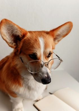 SCIENTIST DOG