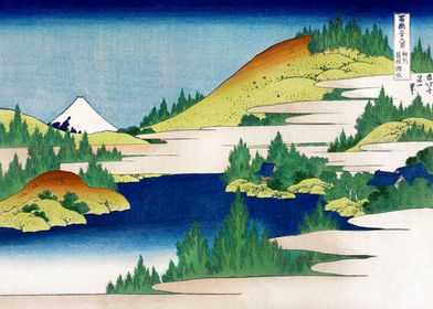 Hakone Lake in Sagami 1830