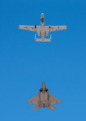 F22 and Thunderbolt