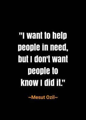 Mesut Ozil Quotes