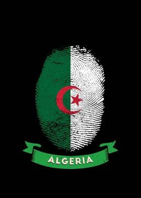 Algeria Flag DNA Country