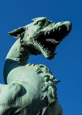 Dragon Statue In Ljubljana