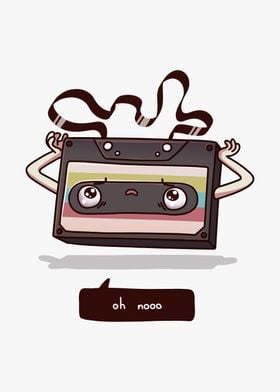 Old audio cassette