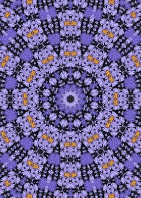 Purple lilac mandala