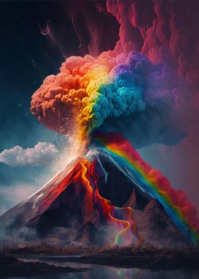 Rainbow Volcano