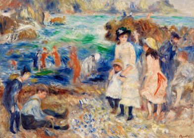 Children on the Seashore 