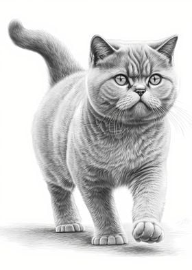 Adorable British Shorthair