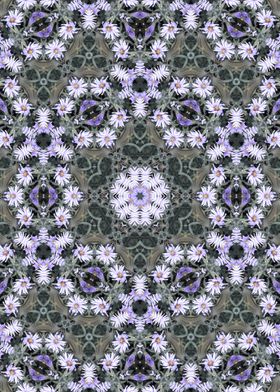 Floral lilac Kaleidiscope2