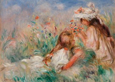 Girls in the Grass 1890