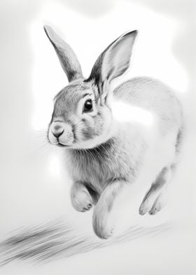 Adorable Rabbit Sketch