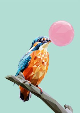 bubble gum kingfisher