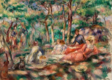 Picnic 1893 by Renoir