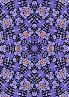 Purple lilac kaleidoscope