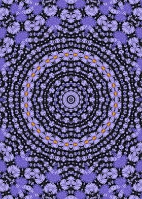 Mandala lilac Kaleidoscope