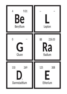 Belgrade Periodic Table