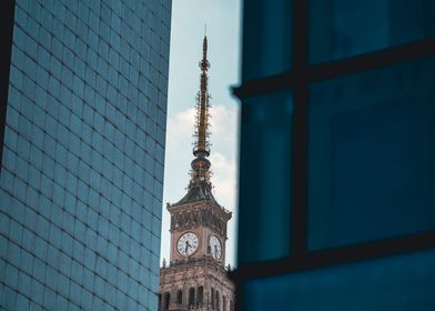 Palace of culture clock