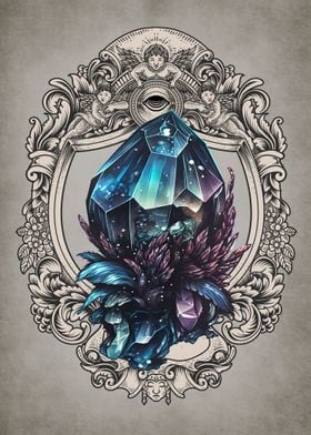 Black moon crystal