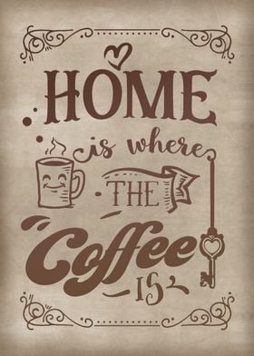 Home is where coffee is