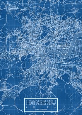 Hangzhou Map Blueprint