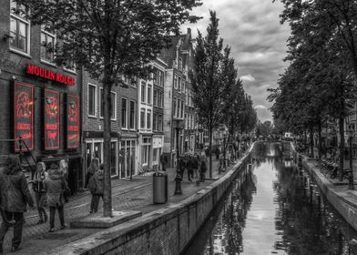 Amsterdam Red Light Canal