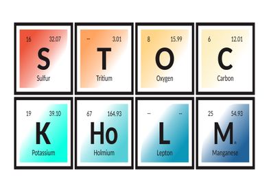 Stockholm Periodic Table