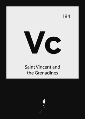 Saint Vincent Country Map