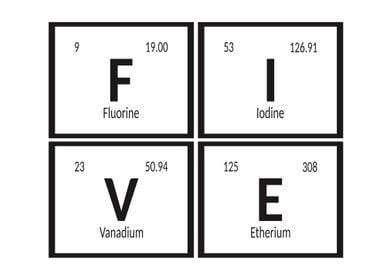 Five Periodic Table