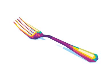 Fork Popart