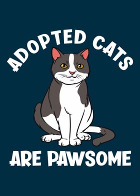 Adopted Cats Are Pawsome