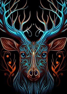 Deer head Fantasy Art 2