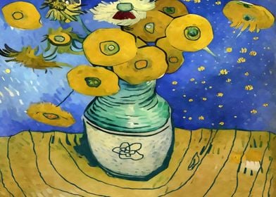 Flowers by Van Gogh