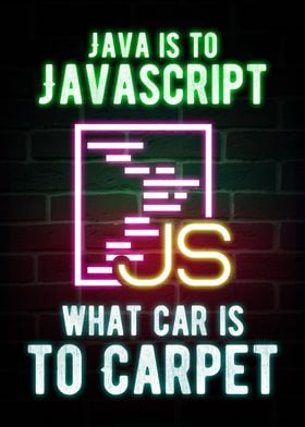Javascript Neon Quote