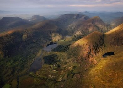 Mountains from above