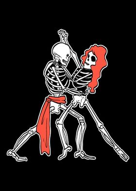 Skeleton Dancing Ballerina