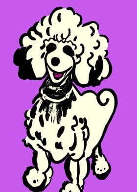 Poodle Dog Poster