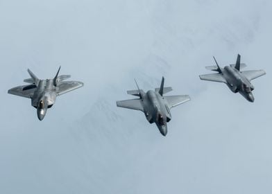 F22 Raptors