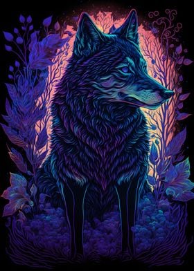 Black Light Wolf