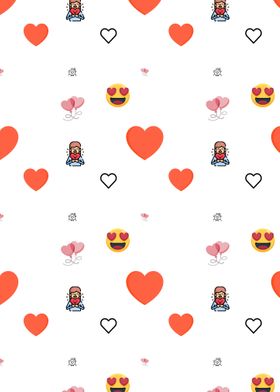 Love Valentine Pattern