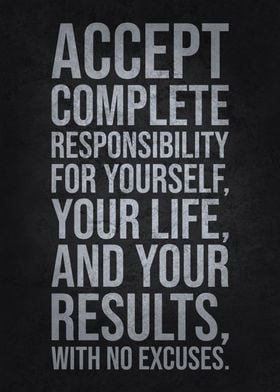 Accept Responsibility