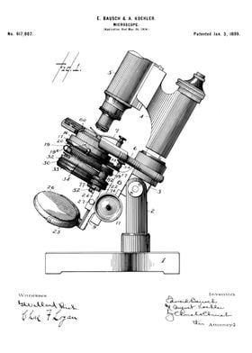 Microscope patent