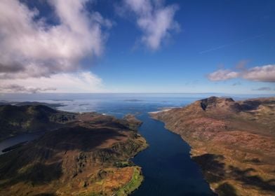 Fjord from above