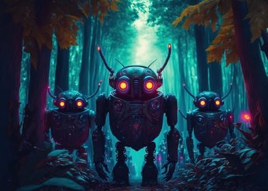 Robots in Forest