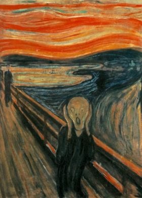 the scream by Munch
