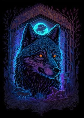 Black Light Wolf